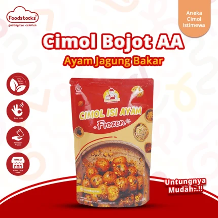 Cimol Bojot AA - Cimol Isi Ayam Rasa Jagung Bakar