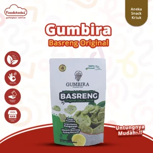Gumbira Snack - Keripik Basreng Rasa Original Daun Jeruk Renyah Gurih 70g