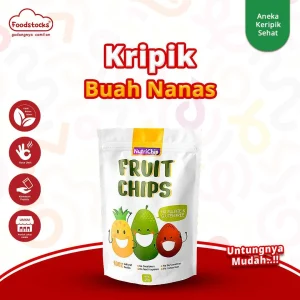 Nutrichip - Keripik Buah Nanas Fruit Chip Gluten Free Tanpa Pengawet