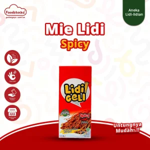 Lidi Geli - Mie Lidi Rasa Spicy Pedas Gurih 90gr