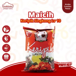 Maicih - Keripik Singkong Pedas Level 10 100gr