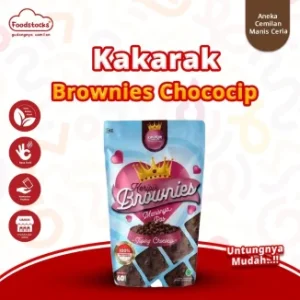 Kakarak - Keripik Brownies Crispy Topping Chochochip 60gr
