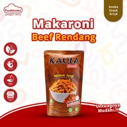 Kaula Snack - Makaroni Fusilli Beef Rendang 100gr