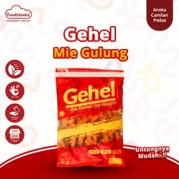 Gehel Mie Gulung Pedas Daun Jeruk 200gr – Milung Renyah Pedas Aroma Daun Jeruk