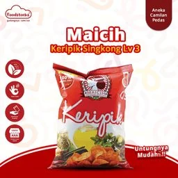 Maicih - Keripik Singkong Pedas Level 3 100gr