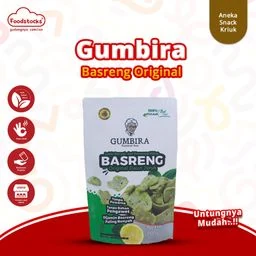 Gumbira Snack - Keripik Basreng Rasa Original Daun Jeruk Renyah Gurih 70g