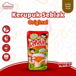 Cekelin - Cemilan Kerupuk Seblak Original Gurih 50gr