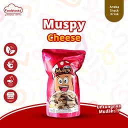 Muspy - Keripik Jamur Tiram Crispy Rasa Keju 75gr