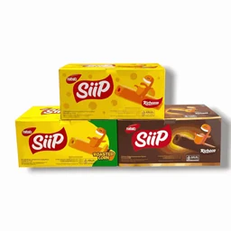 (PO) Nabati Siip Wafer Roll Aneka Rasa 1 BOX isi 20 pcs | Richeese, Richoco, Roasted Corn