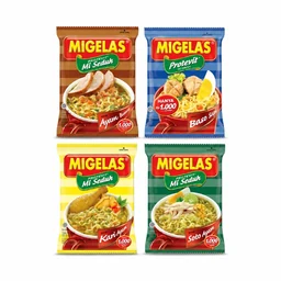 (PO) Migelas Protevit Mi Seduh Aneka Rasa 16gr | Ayam Bawang, Baso Sapi, Kari Ayam, Soto Ayam