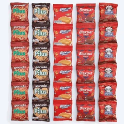(PO) Snack Renceng isi 10 pcs I Pilus, Biskuat, dan Hello Panda