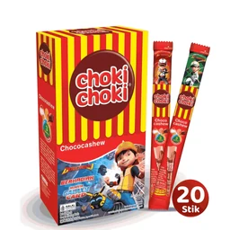 (PO) Choki Choki Chococashew 1 Box Isi 20 Stik