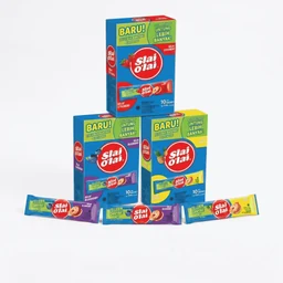 (PO) Slai O'lai 1 Box Isi 10 Sachet | Rasa Strawberry Blueberry Nanas
