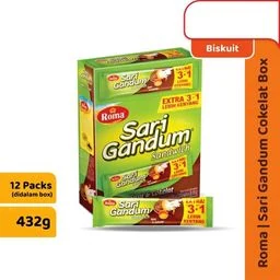 (PO) Roma Sari Gandum Cokelat Box 12 pcs