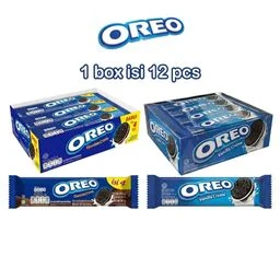 (PO) OREO Biskuit Sandwich – 1 Box Isi 12 Pcs