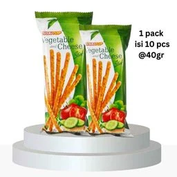(PO) Biskitop Vegetable and Cheese Stick 1 Pack Isi 10 Pcs x 40gr