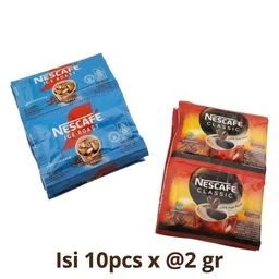 (PO) Nescafe Clasic Sashet - Netto 10 bks x @2 gr