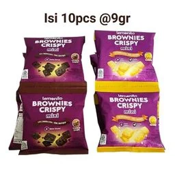 (PO) Lemonilo Brownies Crispy Mini RENCENG - @9 gr x 10 pcs